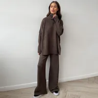 Casual Daily Women's Streetwear Solid Color Nylon Polyester Polyacrylonitrile Fiber Pleated Pants Sets Pants Sets main image 5