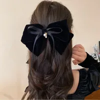Women's Basic Bow Knot Cloth Hair Clip main image 1