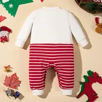 Autumn And Winter Festival New Boys' Girs' Baby Long-sleeved Crewneck Christmas Element Suit main image 2