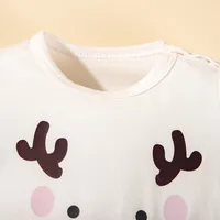 Autumn And Winter Festival New Boys' Girs' Baby Long-sleeved Crewneck Christmas Element Suit main image 4