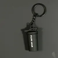 Removable Mini Large Barbell Fitness Series Thickened Keychain High Color Value Miu Bag Pendant Accessories Pendant sku image 16