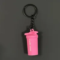 Removable Mini Large Barbell Fitness Series Thickened Keychain High Color Value Miu Bag Pendant Accessories Pendant sku image 21