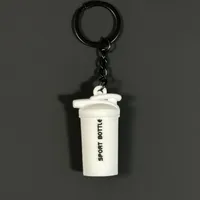 Removable Mini Large Barbell Fitness Series Thickened Keychain High Color Value Miu Bag Pendant Accessories Pendant sku image 17