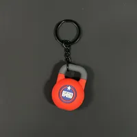 Removable Mini Large Barbell Fitness Series Thickened Keychain High Color Value Miu Bag Pendant Accessories Pendant sku image 10