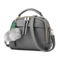 Women's Medium PU Geometric Streetwear Sewing Thread Square Zipper Square Bag main image 1