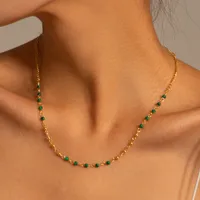 Simple Style Classic Style Geometric Titanium Steel Plating 18K Gold Plated Women's Necklace main image 4