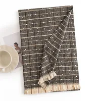 Women's Elegant Lattice Polyester Scarf sku image 2