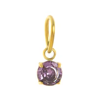 1 Piece 5*13mm 304 Stainless Steel Zircon 18K Gold Plated Round Pendant Jewelry Accessories main image 10