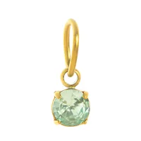 1 Piece 5*13mm 304 Stainless Steel Zircon 18K Gold Plated Round Pendant Jewelry Accessories main image 9