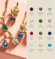 1 Piece 5*13mm 304 Stainless Steel Zircon 18K Gold Plated Round Pendant Jewelry Accessories main image 5