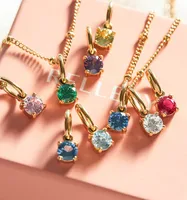 1 Piece 5*13mm 304 Stainless Steel Zircon 18K Gold Plated Round Pendant Jewelry Accessories main image 1