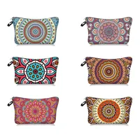 Classic Style Geometric Polyester Square Makeup Bags & Storage main image 1