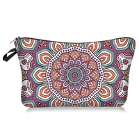 Classic Style Geometric Polyester Square Makeup Bags & Storage sku image 2