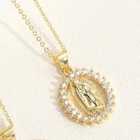 Vintage Style Oval 316 Stainless Steel  Women's Earrings Necklace Jewelry Set main image 3