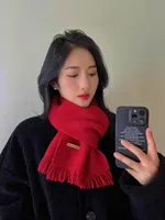 Christmas New Year Series Scarf  New Fashion Warm Knitted Scarf Autumn And Winter Student Couple Gift Shawl sku image 15