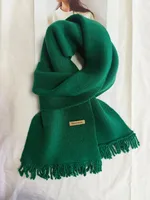 Christmas New Year Series Scarf  New Fashion Warm Knitted Scarf Autumn And Winter Student Couple Gift Shawl sku image 16