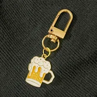 Cute Beer Alloy Keychain main image 1
