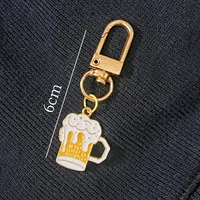 Cute Beer Alloy Keychain main image 2