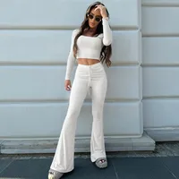 Holiday Daily Women's Streetwear Solid Color Spandex Polyester Pants Sets Pants Sets main image 3