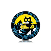 Cartoon Style Cute Streetwear Cartoon Frog Alloy Stamping Stoving Varnish Plating Unisex Brooches sku image 83