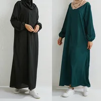 Women's Plant Flowers Pocket Abaya main image 4
