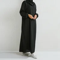 Women's Plant Flowers Pocket Abaya sku image 1