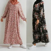 Women's Plant Flowers Pocket Abaya main image 2