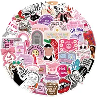 A Variety Of 50 Cartoon Reading Books Smut Graffiti Stickers Decorative Guitar Notebook Luggage DIY Wholesale sku image 6