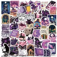 A Variety Of 50 Cartoon Reading Books Smut Graffiti Stickers Decorative Guitar Notebook Luggage DIY Wholesale sku image 3