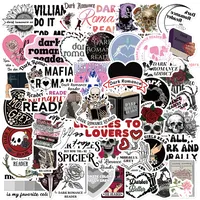 A Variety Of 50 Cartoon Reading Books Smut Graffiti Stickers Decorative Guitar Notebook Luggage DIY Wholesale sku image 5