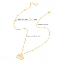 Elegant Simple Style Classic Style Cross Letter Heart Shape 201 Stainless Steel 304 Stainless Steel Women's Pendant Necklace main image 2