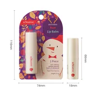 Christmas Cute Animal Santa Claus Plastic Lip Balm sku image 4