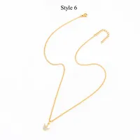 Elegant Simple Style Hand Of Fatima 201 Stainless Steel Copper Inlay Zircon Women's Pendant Necklace main image 3
