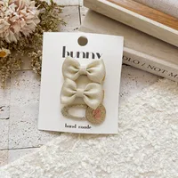 Magic Color Silver Bright Leather Series Sweet Girl's Hairpin New  Cute Girl's Broken Hair Bangs BB Clip Headwear sku image 18