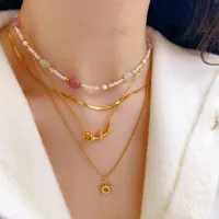 Wholesale Jewelry Elegant Simple Style Rose 304 Stainless Steel Pendant Necklace main image 1