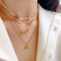 Wholesale Jewelry Elegant Simple Style Rose 304 Stainless Steel Pendant Necklace main image 3