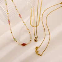 Wholesale Jewelry Elegant Simple Style Rose 304 Stainless Steel Pendant Necklace main image 4