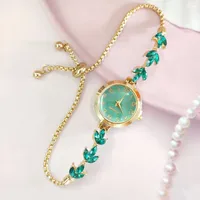 Casual Elegant Petal Magnet Buckle Quartz Women's Watches sku image 9