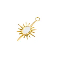 1 Piece 18 * 27mm 304 Stainless Steel Shell 14K Gold Plated Star Polished Pendant Jewelry Accessories main image 1