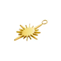 1 Piece 18 * 27mm 304 Stainless Steel Shell 14K Gold Plated Star Polished Pendant Jewelry Accessories main image 3