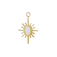 1 Piece 18 * 27mm 304 Stainless Steel Shell 14K Gold Plated Star Polished Pendant Jewelry Accessories main image 4