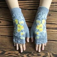 Women's Vintage Style Classic Style Printing Flower Gloves main image 1