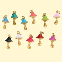 1 Piece 304 Stainless Steel Mushroom Pendant Jewelry Accessories main image 1