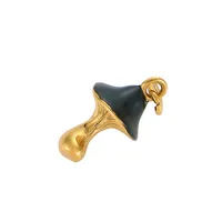 1 Piece 304 Stainless Steel Mushroom Pendant Jewelry Accessories main image 5