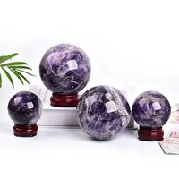 Natural Crystal Ball Crystal Ball Ornaments Crystal Stone Feng Shui Ball Home Office Ornaments Jewelry Massage main image 3