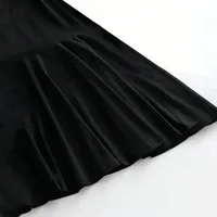 Women's Clothing  Pure Desire To Reveal Collarbone Dress Summer New One-word Neck High Waist Skirt Women main image 4