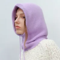 Unisex Simple Style Classic Style Solid Color Eaveless Wool Cap main image 1