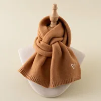 Kid'S Simple Style Heart Shape Solid Color Scarf sku image 6