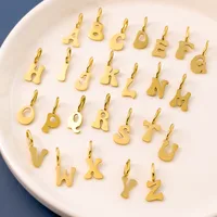 1 Piece 7 * 9mm 304 Stainless Steel Letter Polished Pendant Jewelry Accessories main image 4