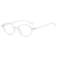 Basic Simple Style Oval Pc Oval Frame Full Frame Glasses main image 5
